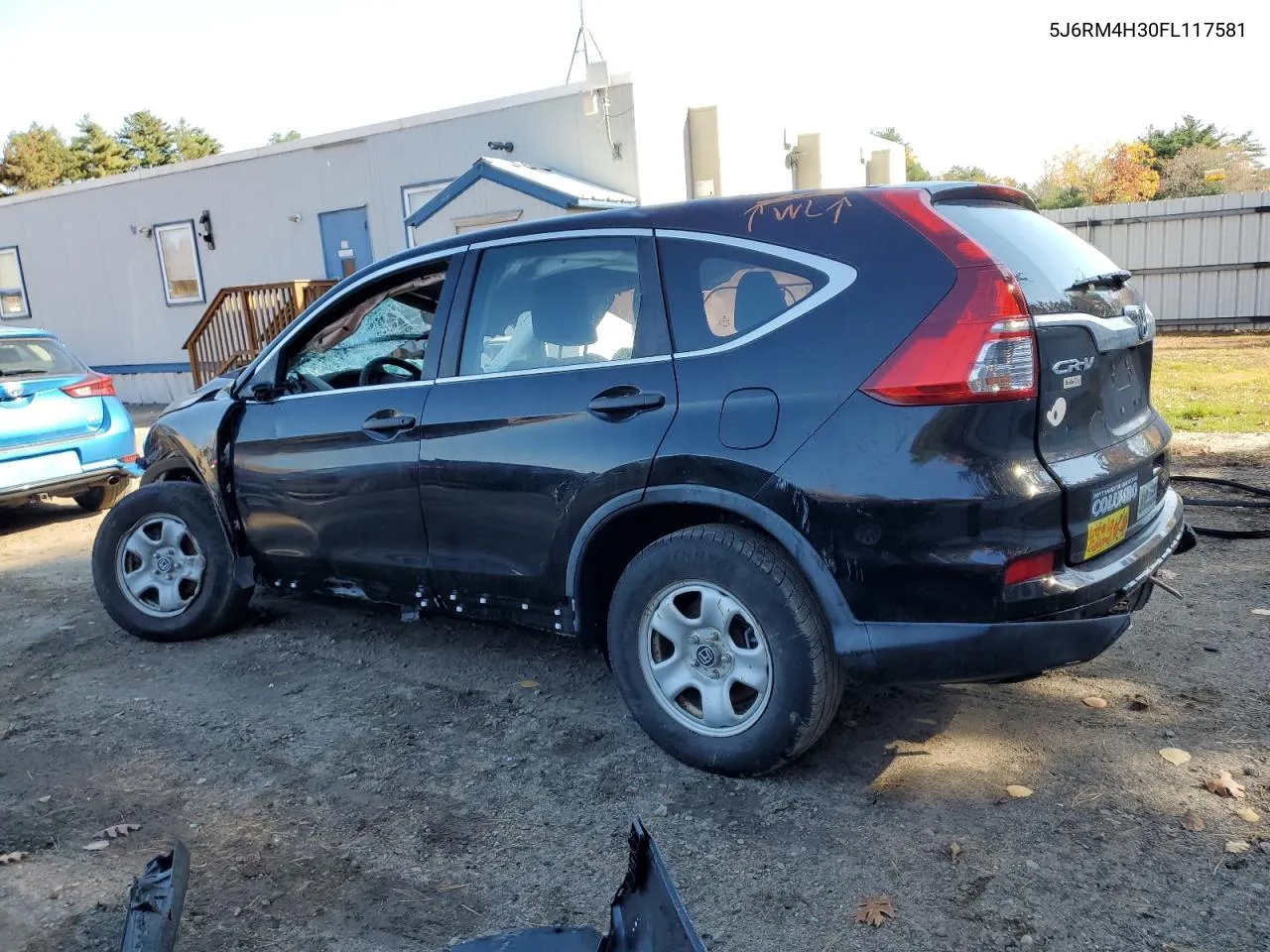 2015 Honda Cr-V Lx VIN: 5J6RM4H30FL117581 Lot: 77161314