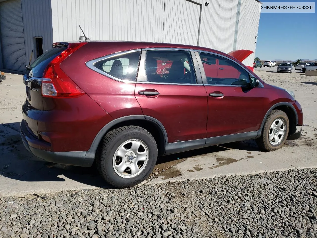 2015 Honda Cr-V Lx VIN: 2HKRM4H37FH703320 Lot: 77231634