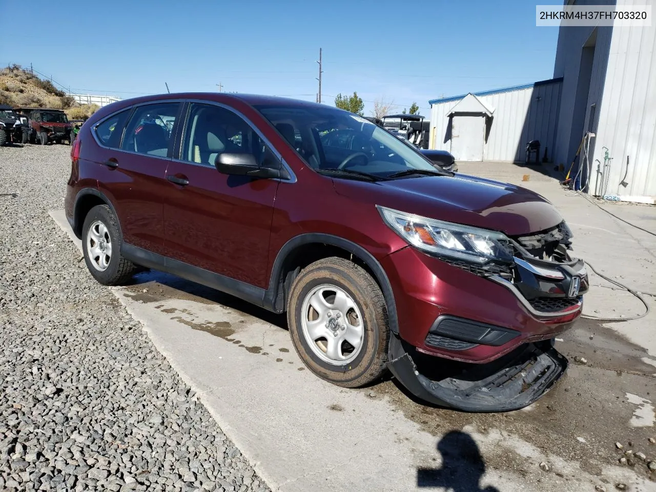 2015 Honda Cr-V Lx VIN: 2HKRM4H37FH703320 Lot: 77231634