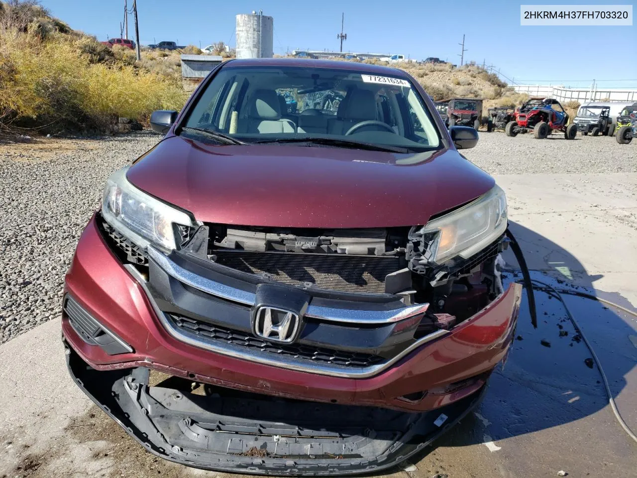 2015 Honda Cr-V Lx VIN: 2HKRM4H37FH703320 Lot: 77231634