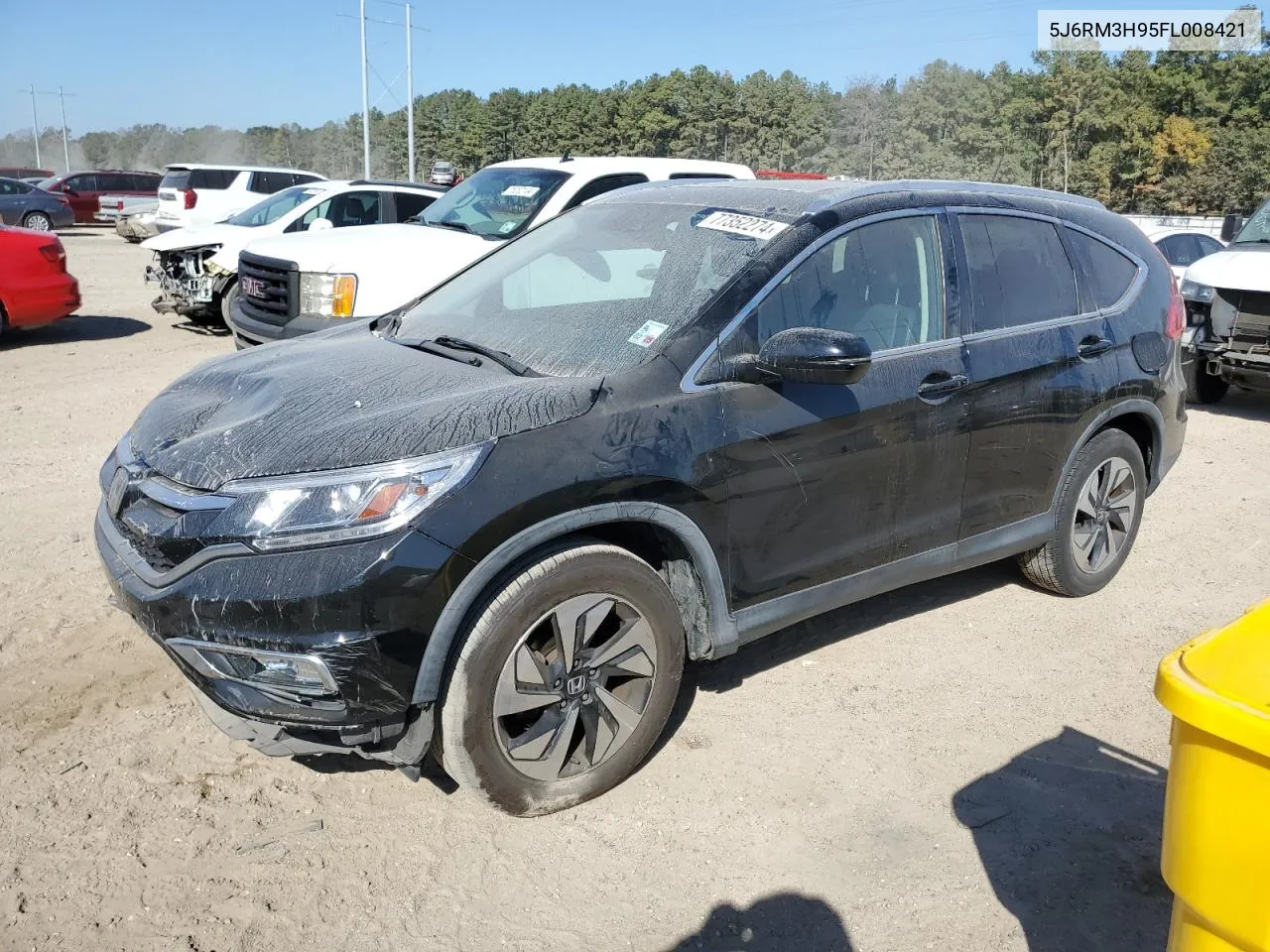 2015 Honda Cr-V Touring VIN: 5J6RM3H95FL008421 Lot: 77352274