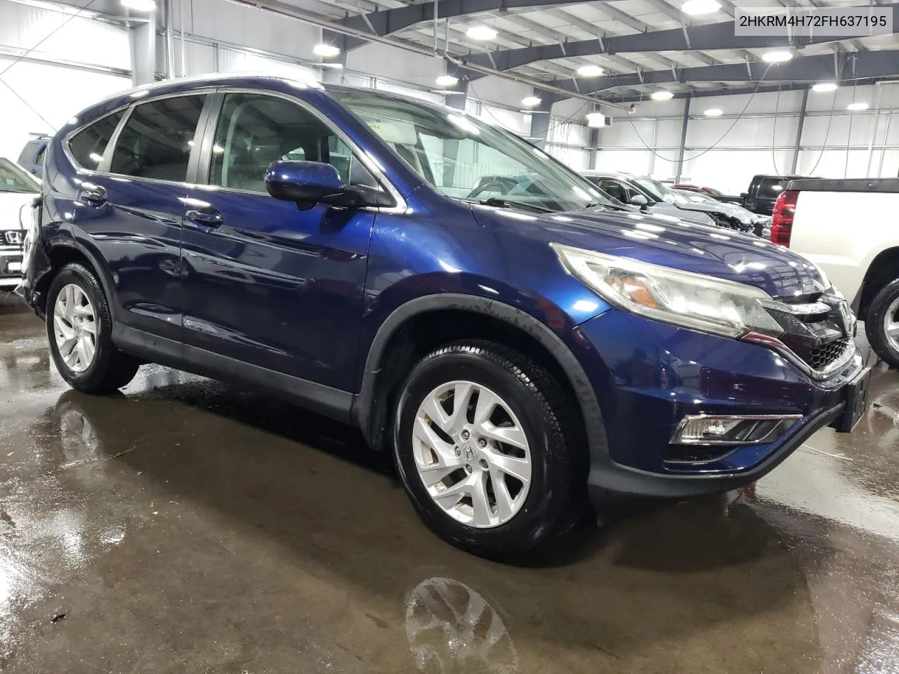 2015 Honda Cr-V Exl VIN: 2HKRM4H72FH637195 Lot: 77474294