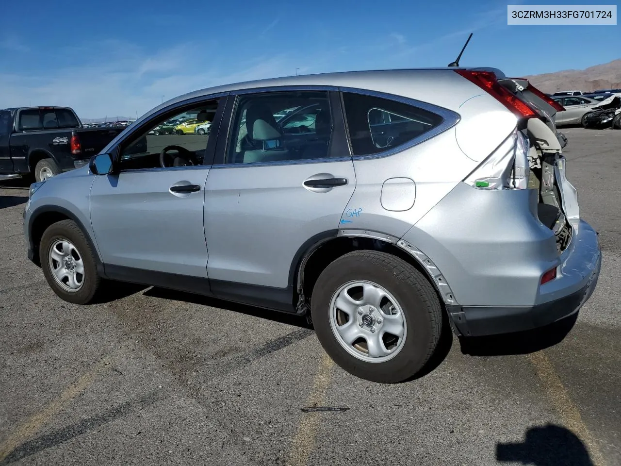 2015 Honda Cr-V Lx VIN: 3CZRM3H33FG701724 Lot: 77589994