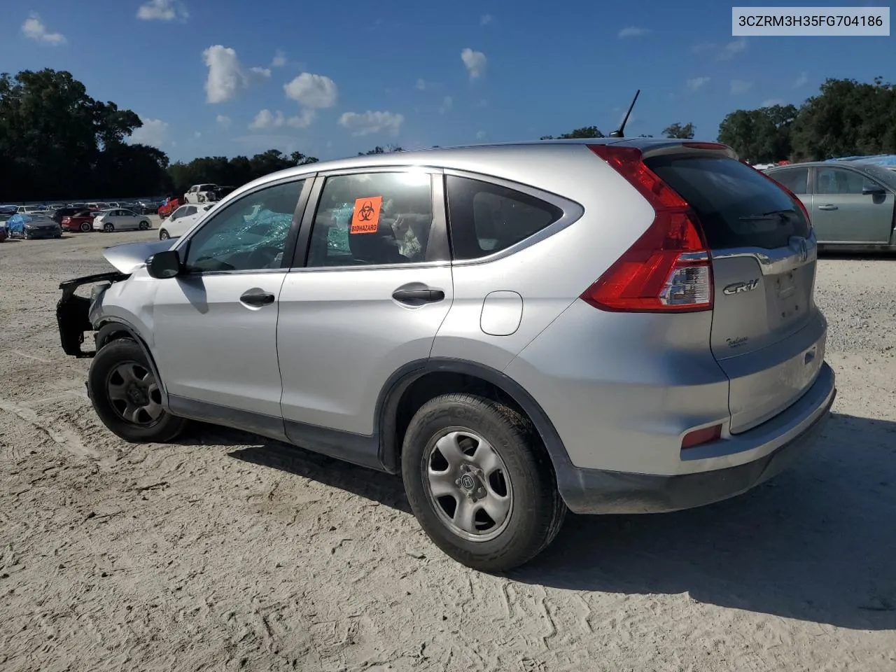 2015 Honda Cr-V Lx VIN: 3CZRM3H35FG704186 Lot: 77651084