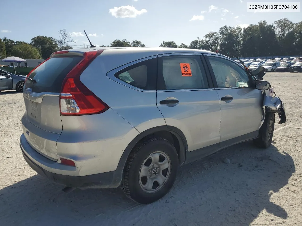 2015 Honda Cr-V Lx VIN: 3CZRM3H35FG704186 Lot: 77651084