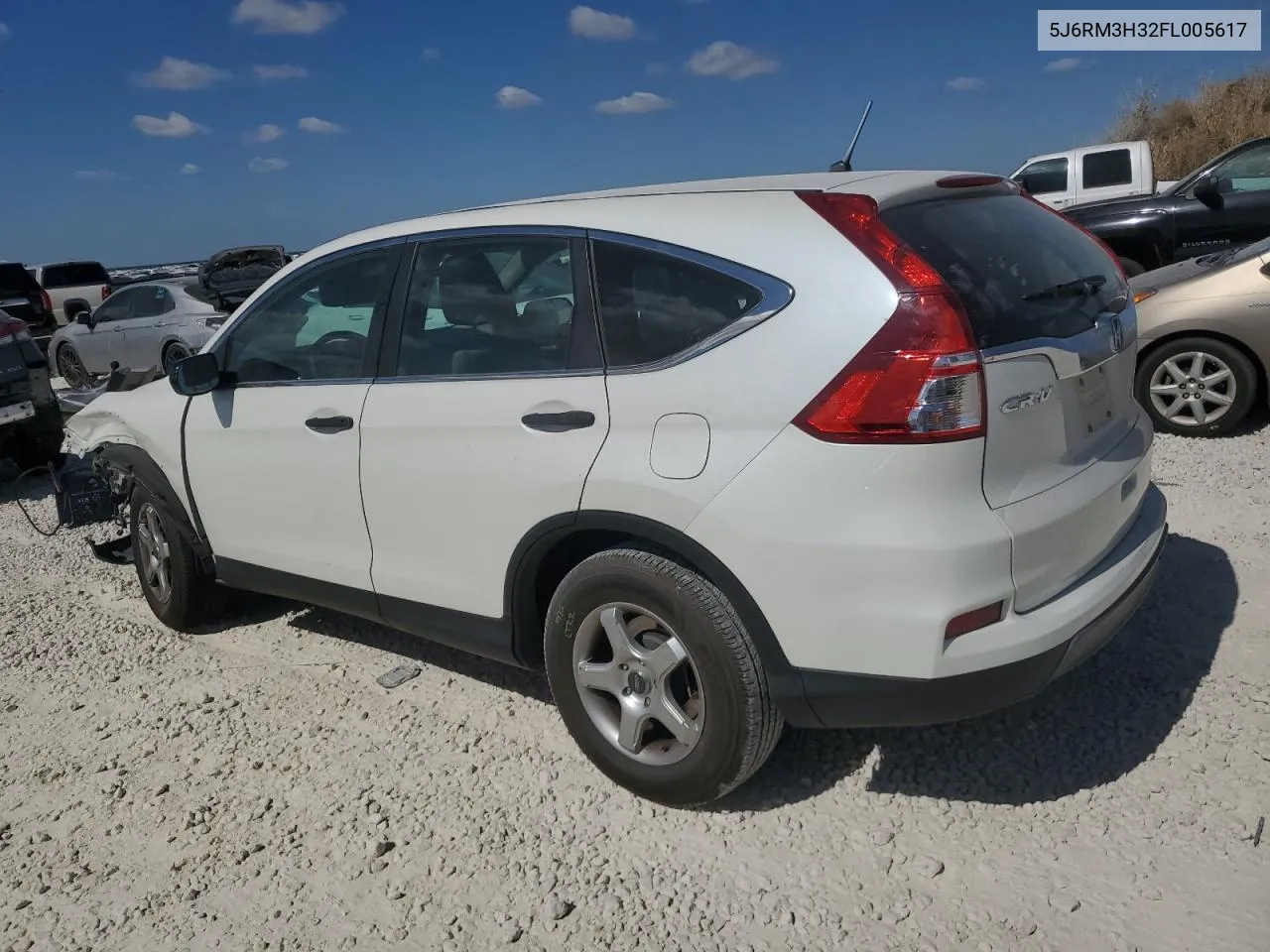 2015 Honda Cr-V Lx VIN: 5J6RM3H32FL005617 Lot: 77684054