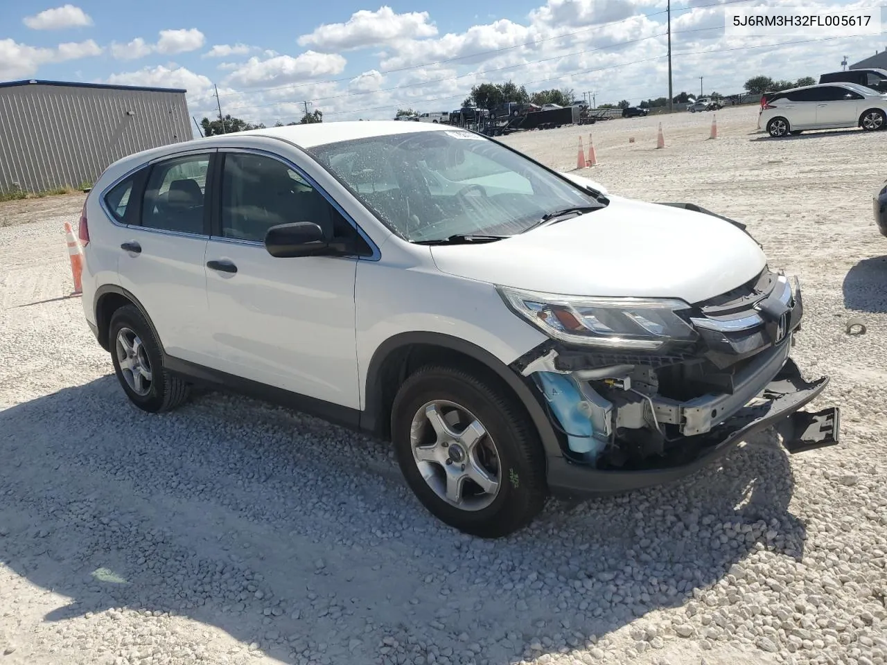 2015 Honda Cr-V Lx VIN: 5J6RM3H32FL005617 Lot: 77684054