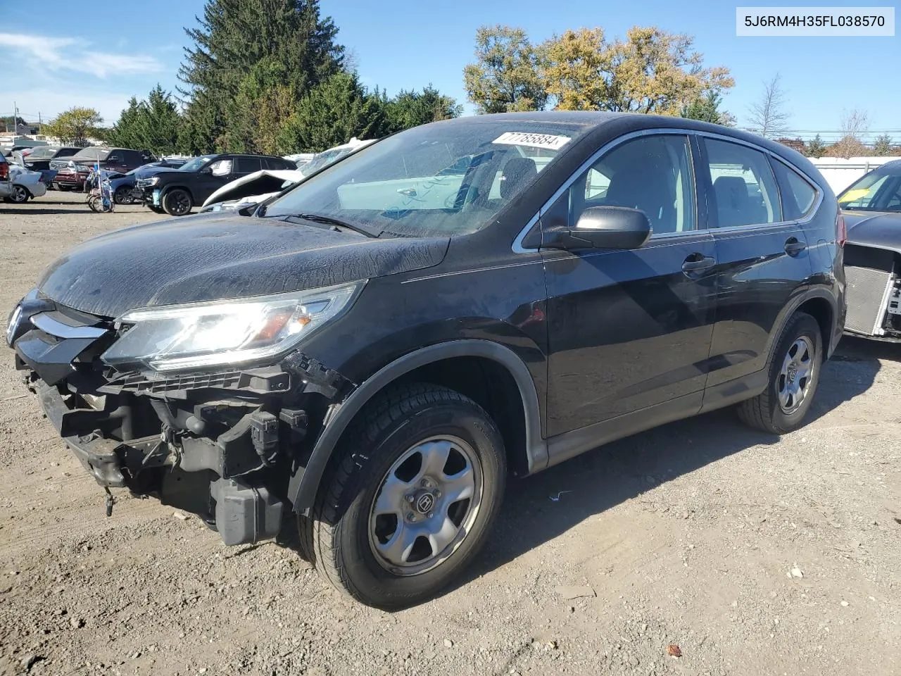 2015 Honda Cr-V Lx VIN: 5J6RM4H35FL038570 Lot: 77785884