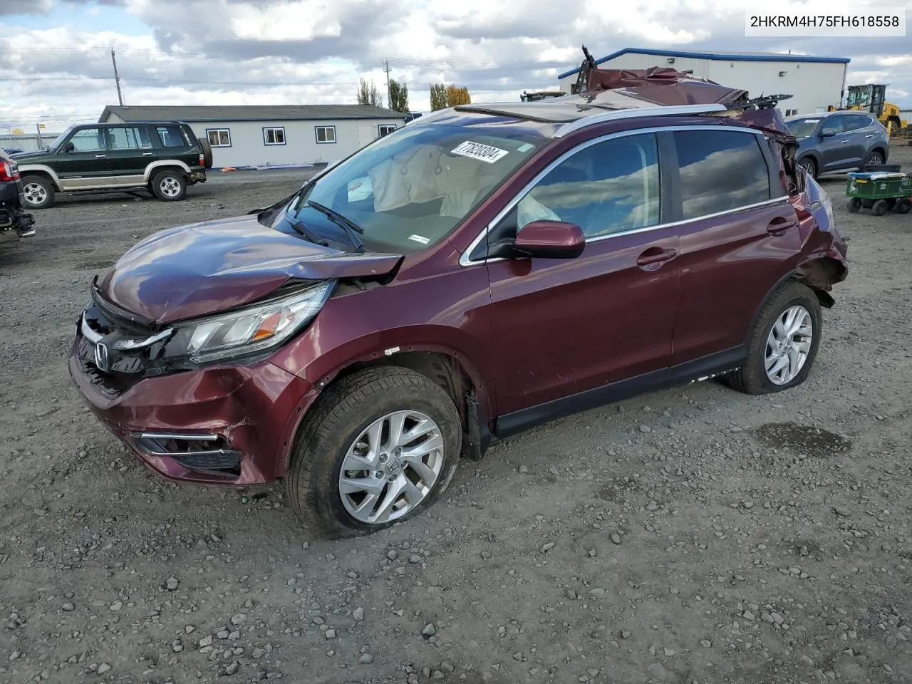 2015 Honda Cr-V Exl VIN: 2HKRM4H75FH618558 Lot: 77820304