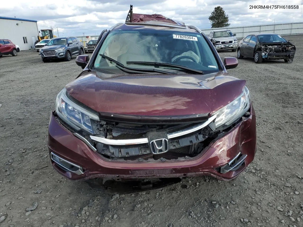 2015 Honda Cr-V Exl VIN: 2HKRM4H75FH618558 Lot: 77820304