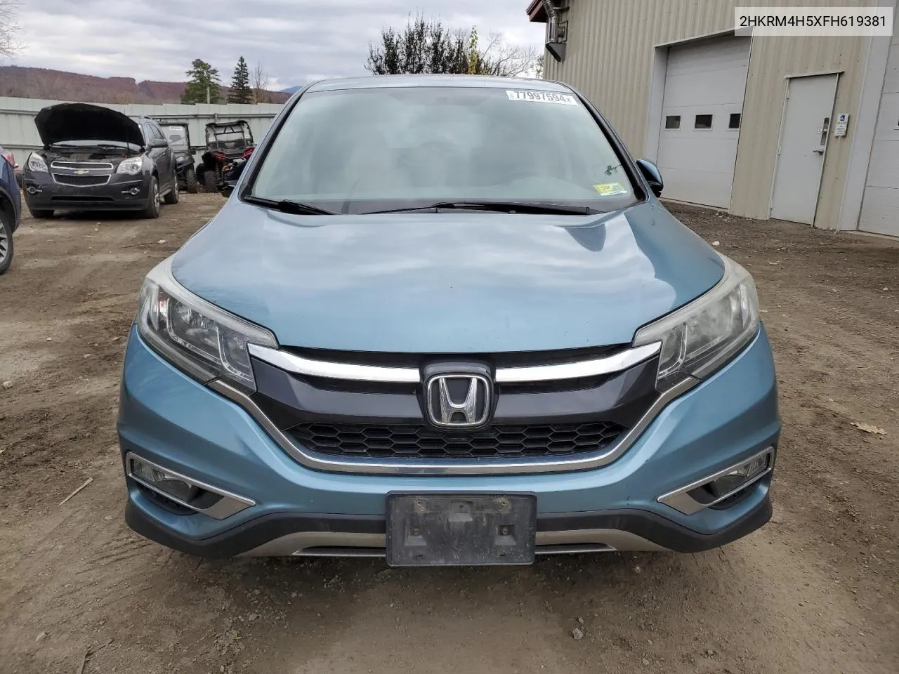 2015 Honda Cr-V Ex VIN: 2HKRM4H5XFH619381 Lot: 77997594