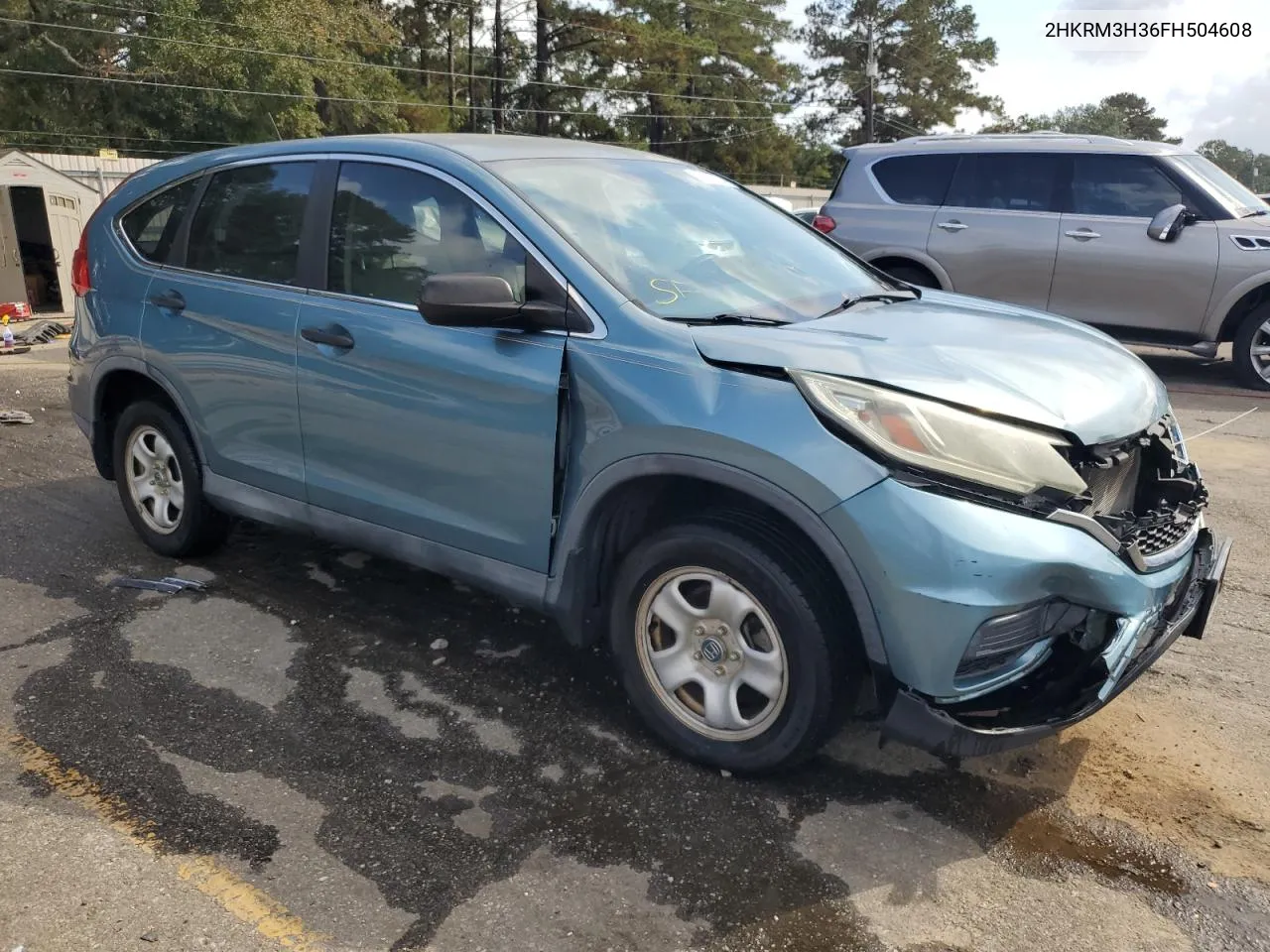 2015 Honda Cr-V Lx VIN: 2HKRM3H36FH504608 Lot: 78365694