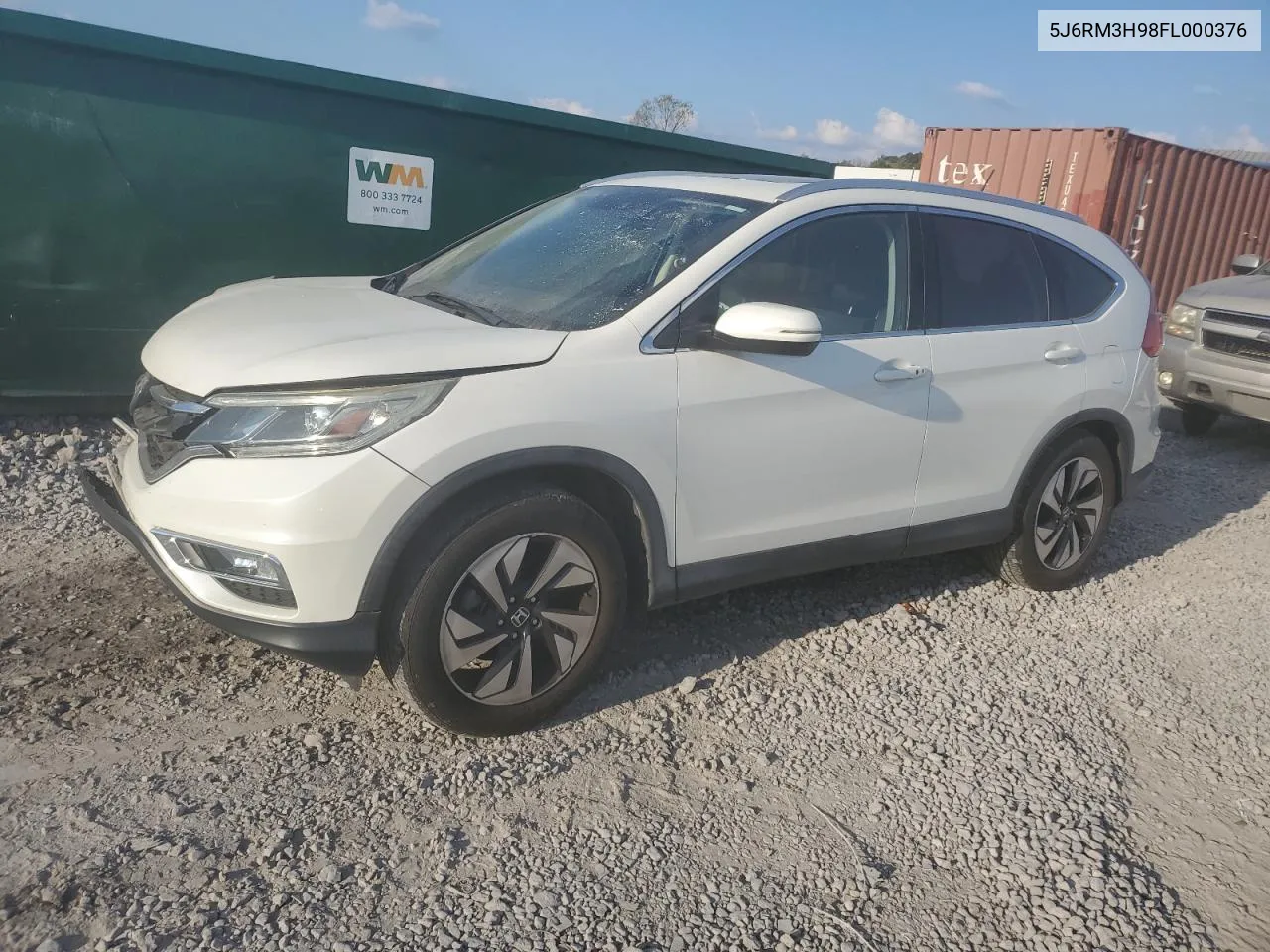 2015 Honda Cr-V Touring VIN: 5J6RM3H98FL000376 Lot: 78425294