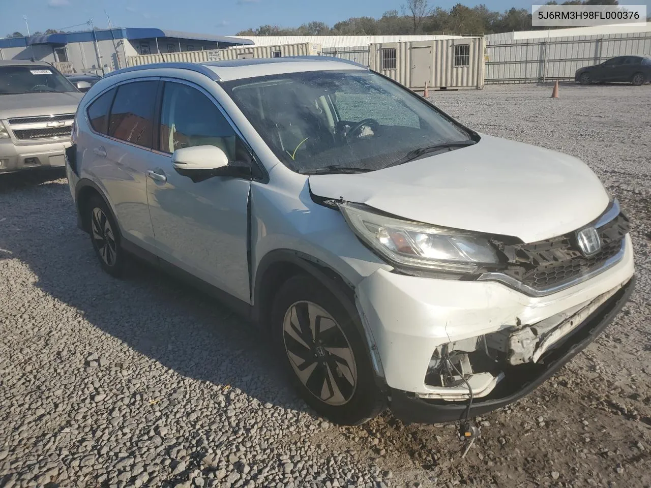 2015 Honda Cr-V Touring VIN: 5J6RM3H98FL000376 Lot: 78425294