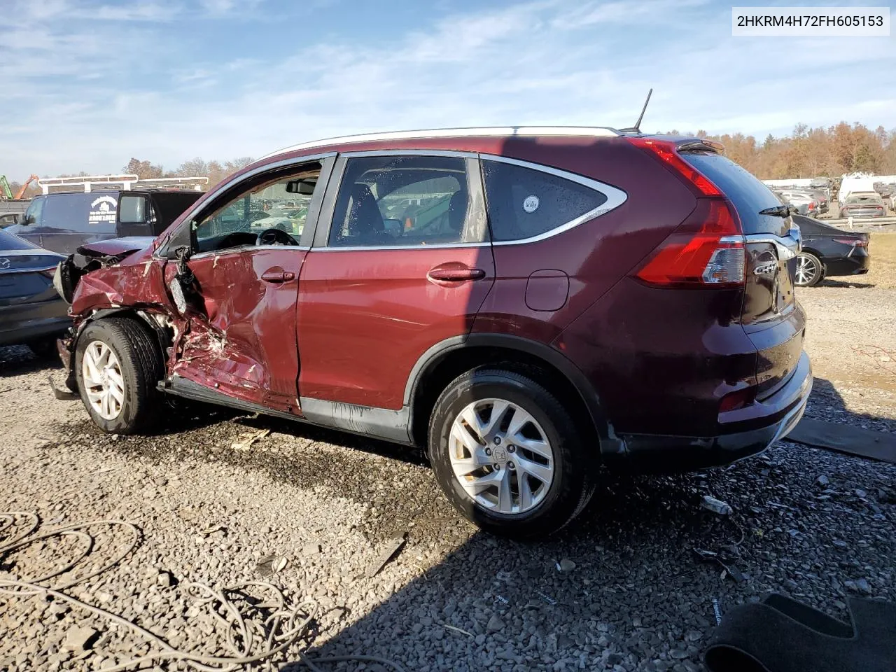 2015 Honda Cr-V Exl VIN: 2HKRM4H72FH605153 Lot: 78474194