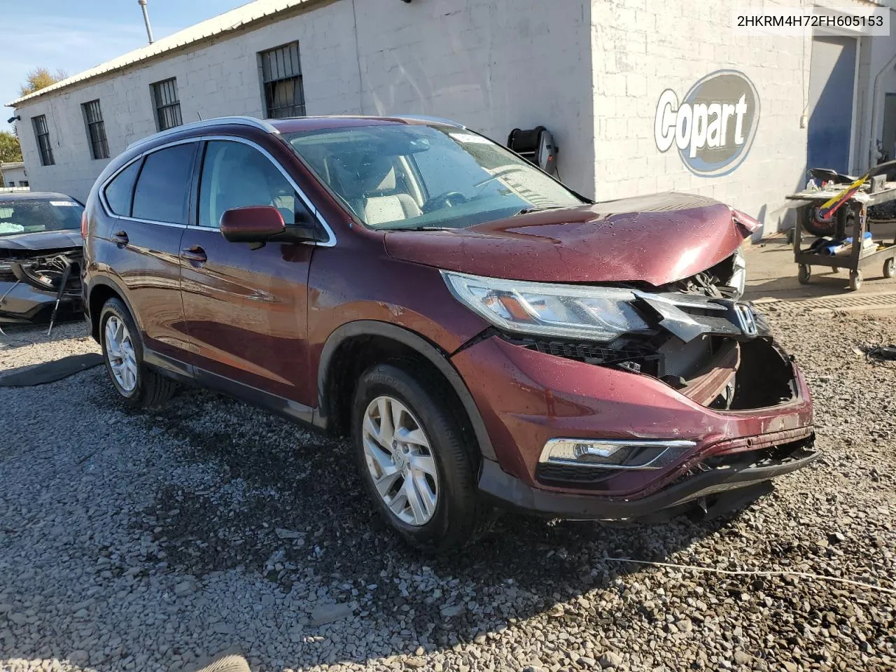 2015 Honda Cr-V Exl VIN: 2HKRM4H72FH605153 Lot: 78474194