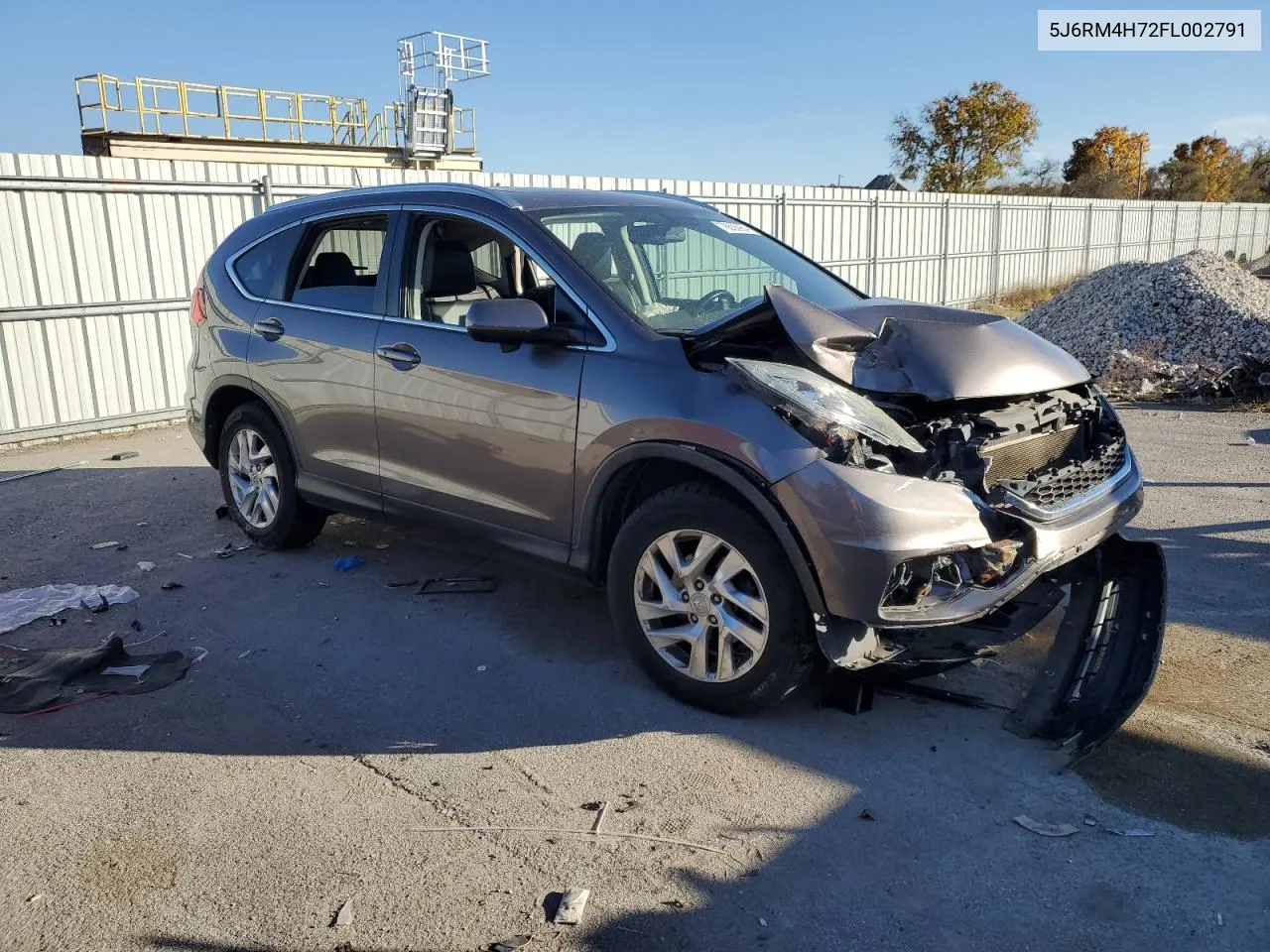 2015 Honda Cr-V Exl VIN: 5J6RM4H72FL002791 Lot: 78636964