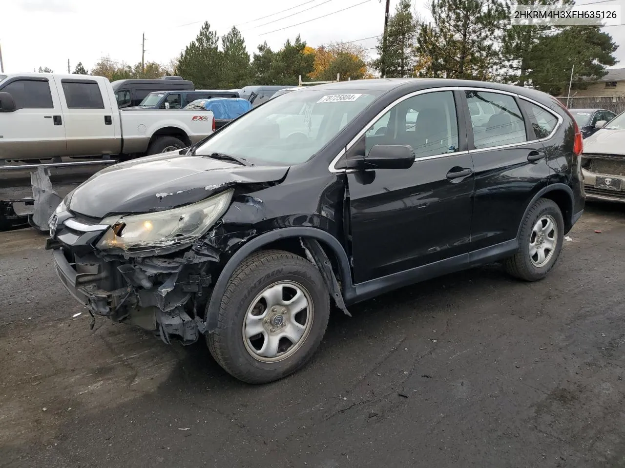 2015 Honda Cr-V Lx VIN: 2HKRM4H3XFH635126 Lot: 78725804