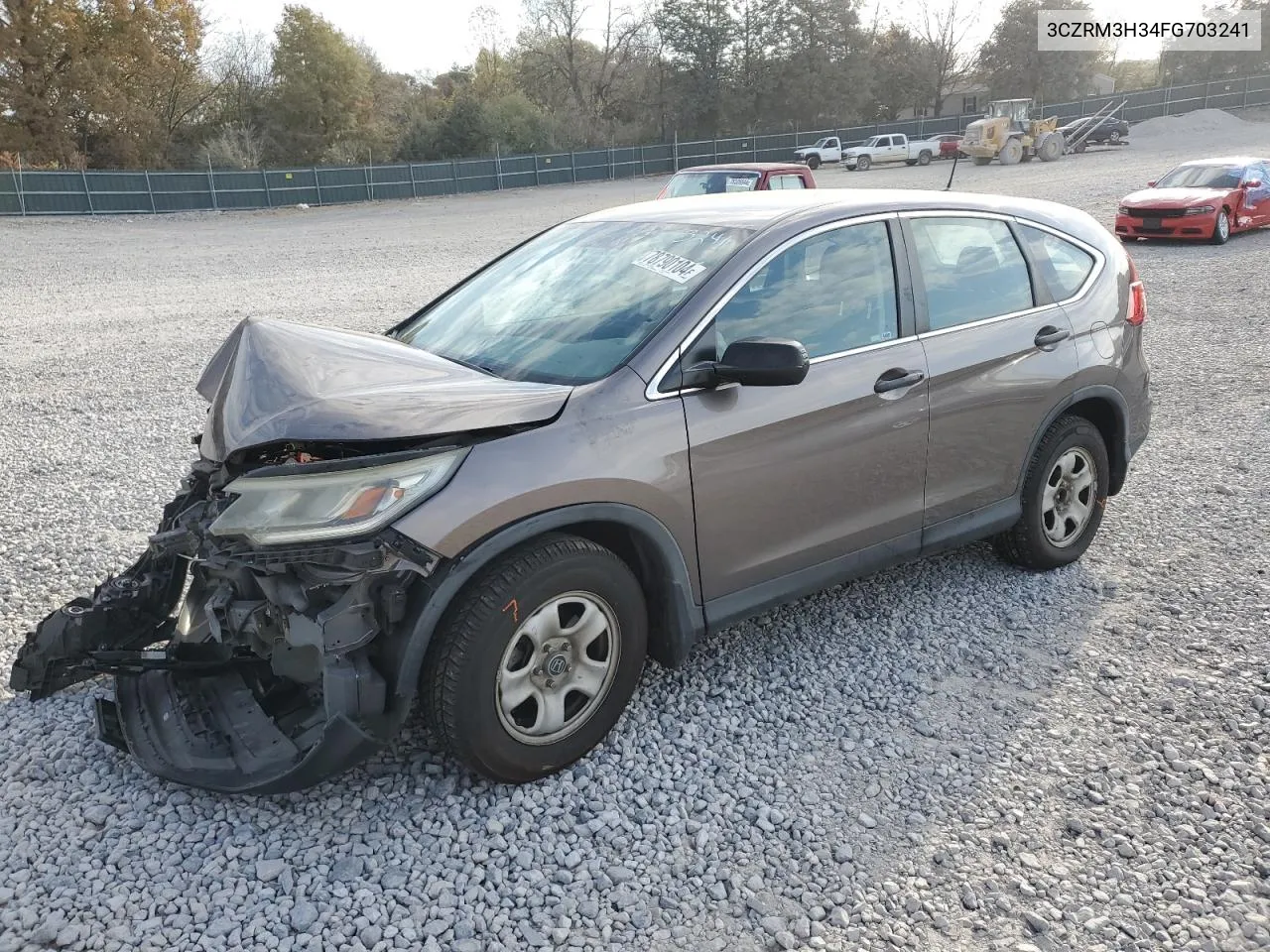 2015 Honda Cr-V Lx VIN: 3CZRM3H34FG703241 Lot: 78790104