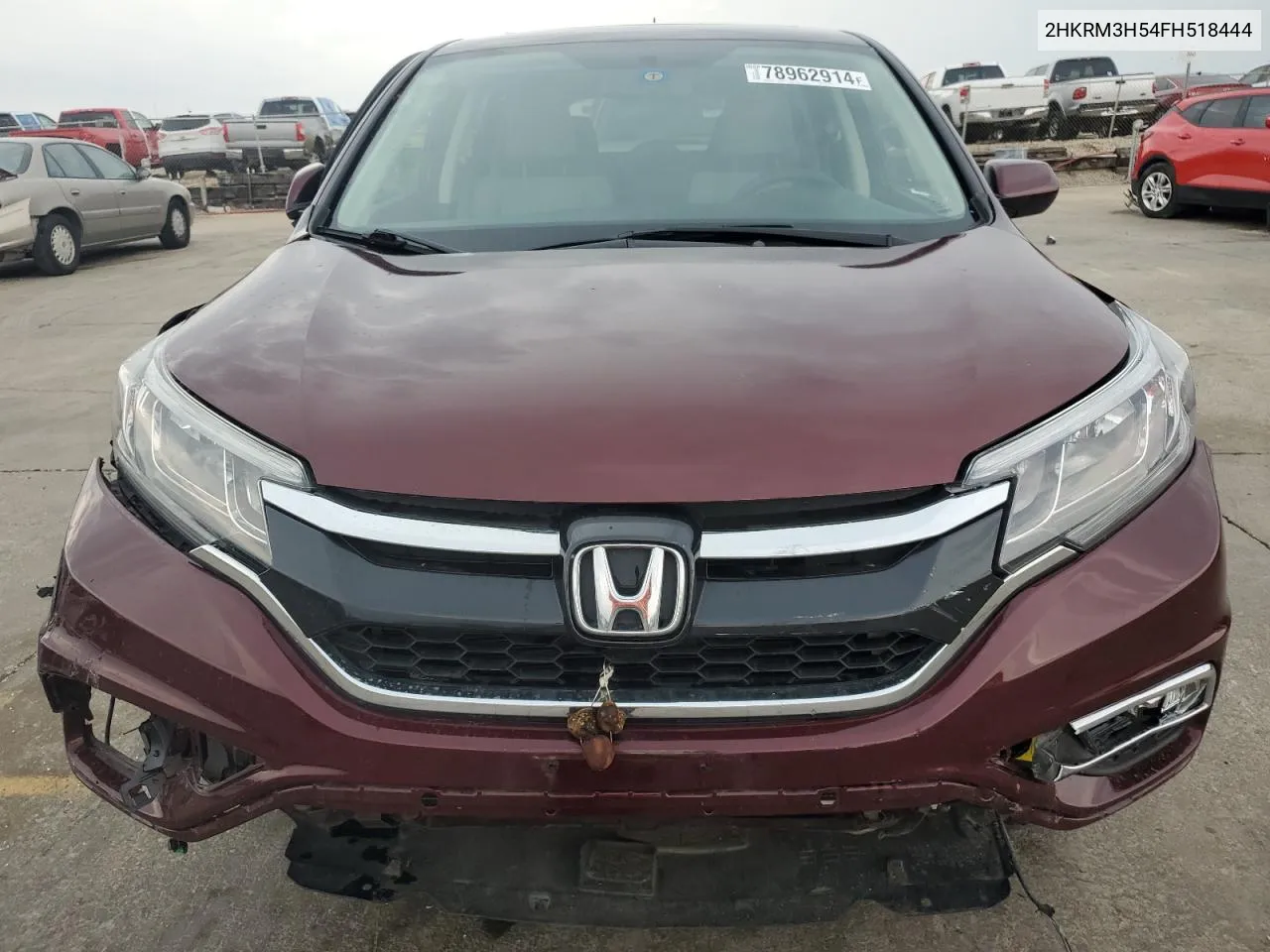 2015 Honda Cr-V Ex VIN: 2HKRM3H54FH518444 Lot: 78962914