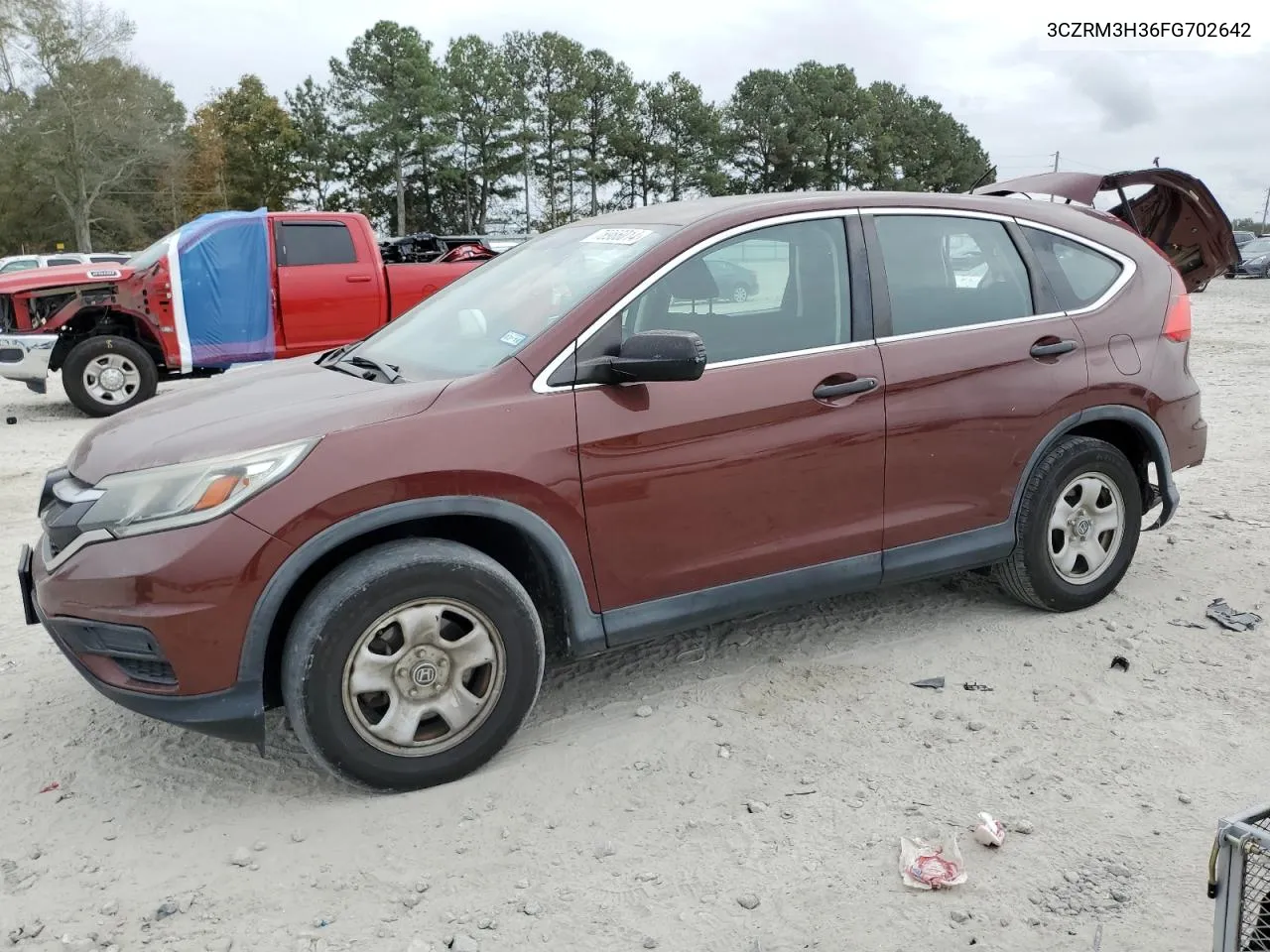 2015 Honda Cr-V Lx VIN: 3CZRM3H36FG702642 Lot: 78986014