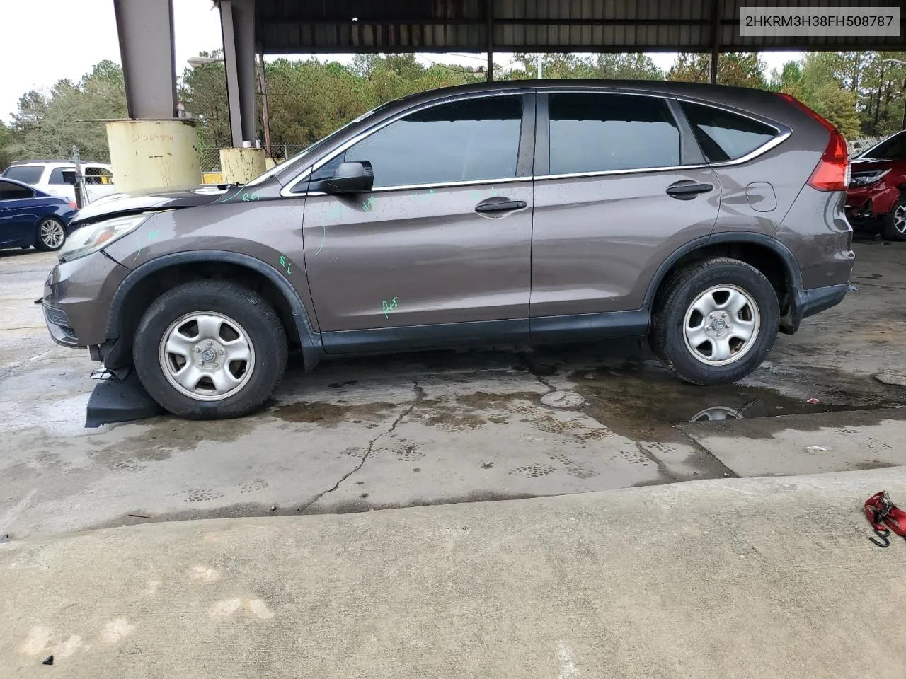 2015 Honda Cr-V Lx VIN: 2HKRM3H38FH508787 Lot: 79100464