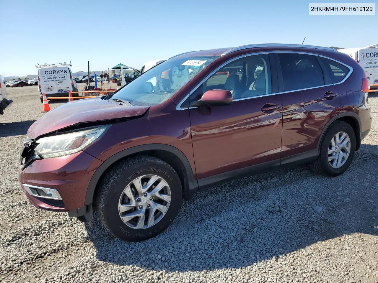 2015 Honda Cr-V Exl VIN: 2HKRM4H79FH619129 Lot: 79136954