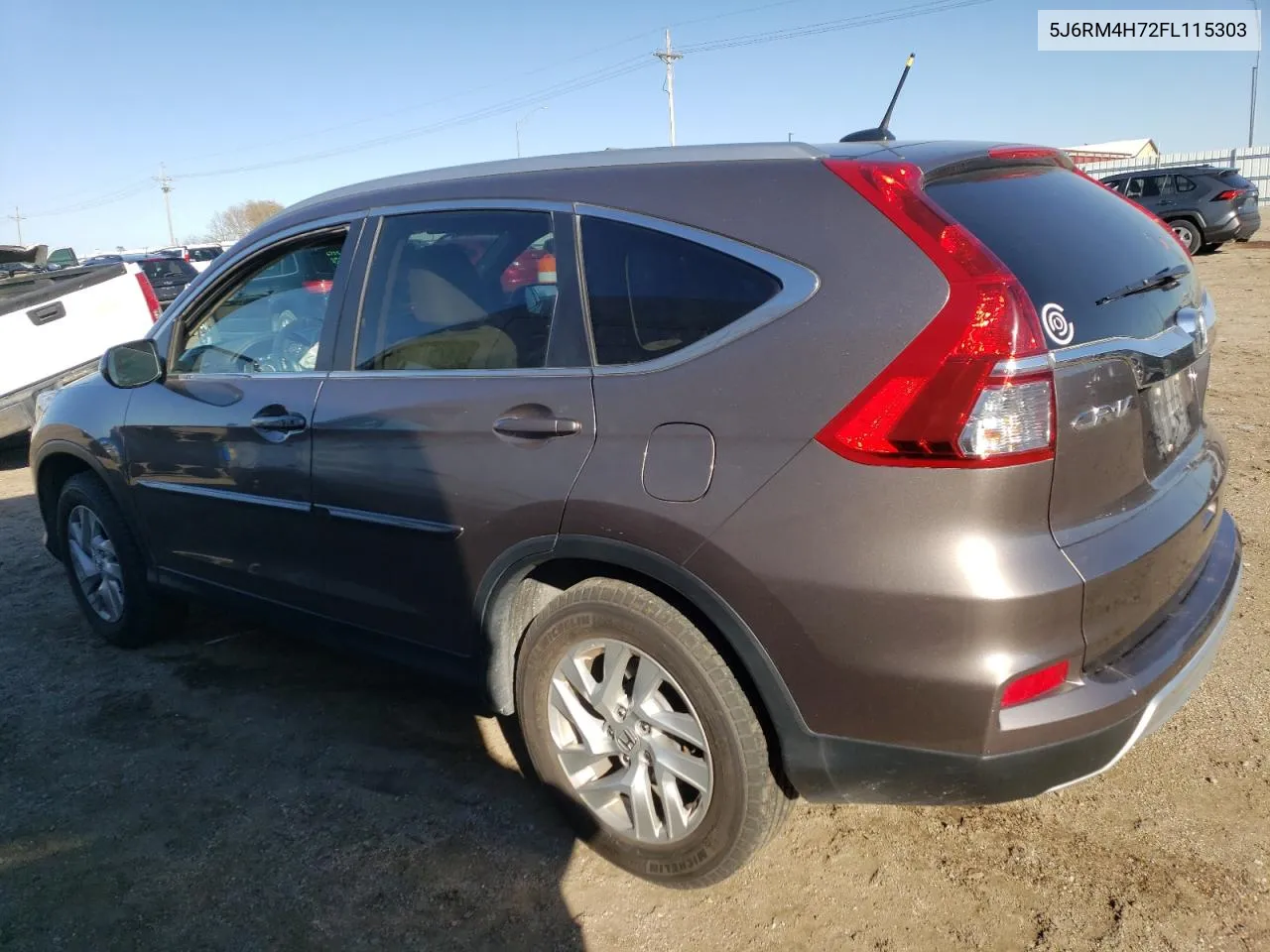 2015 Honda Cr-V Exl VIN: 5J6RM4H72FL115303 Lot: 79182484