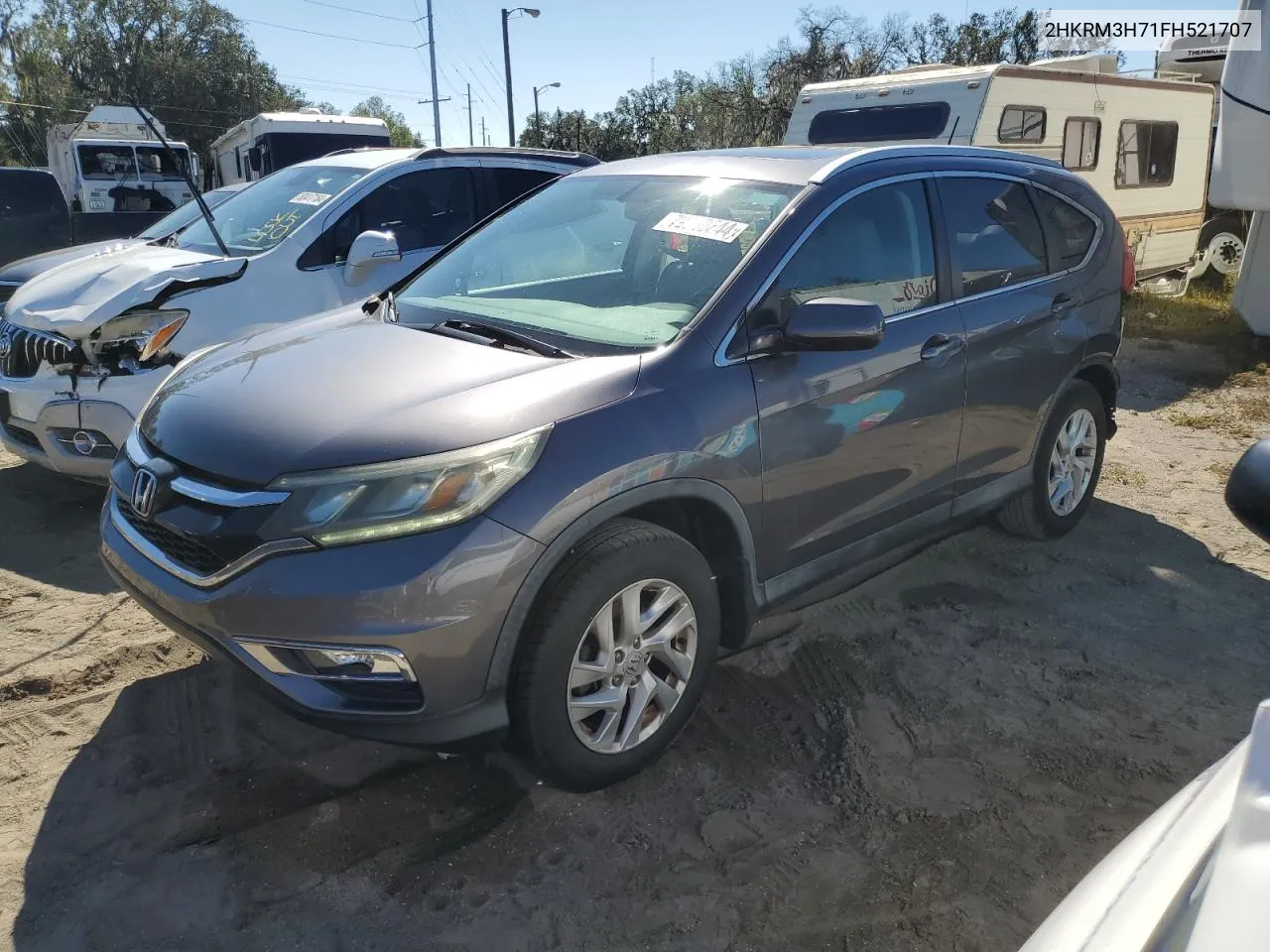 2015 Honda Cr-V Exl VIN: 2HKRM3H71FH521707 Lot: 79509244