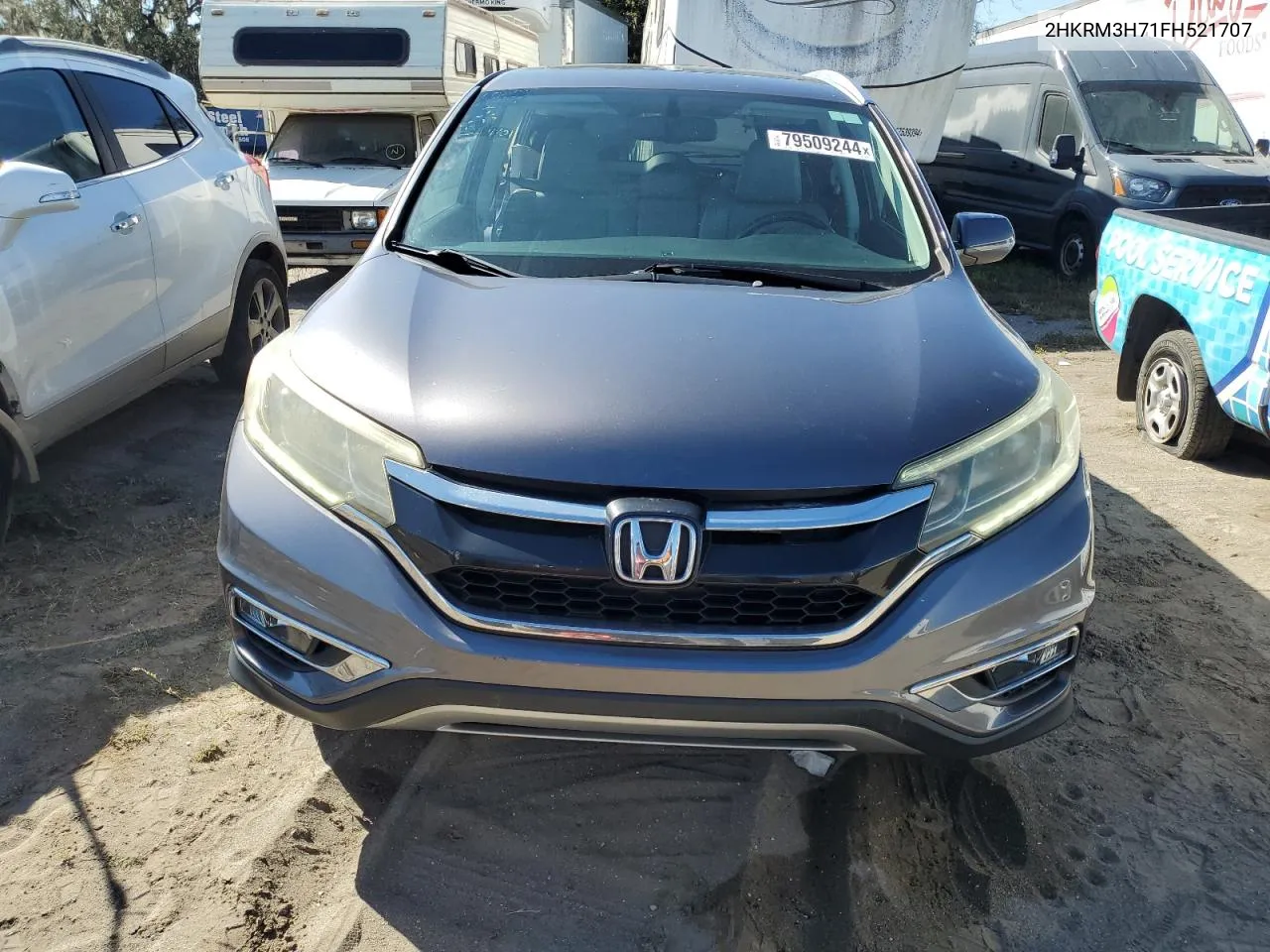 2015 Honda Cr-V Exl VIN: 2HKRM3H71FH521707 Lot: 79509244