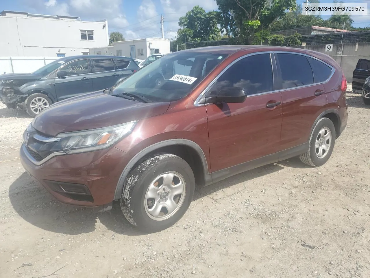 2015 Honda Cr-V Lx VIN: 3CZRM3H39FG709570 Lot: 79746514