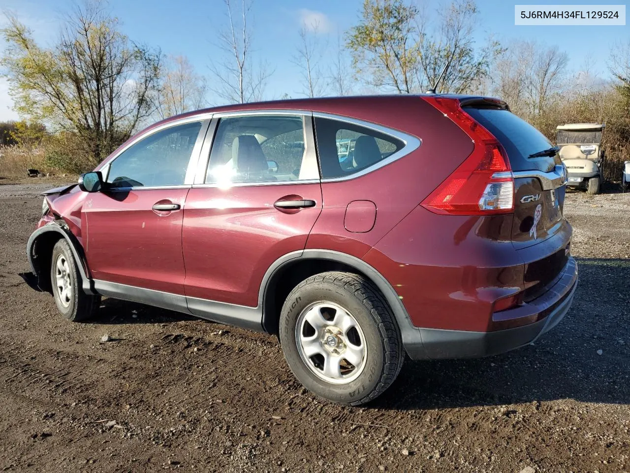 2015 Honda Cr-V Lx VIN: 5J6RM4H34FL129524 Lot: 79851224