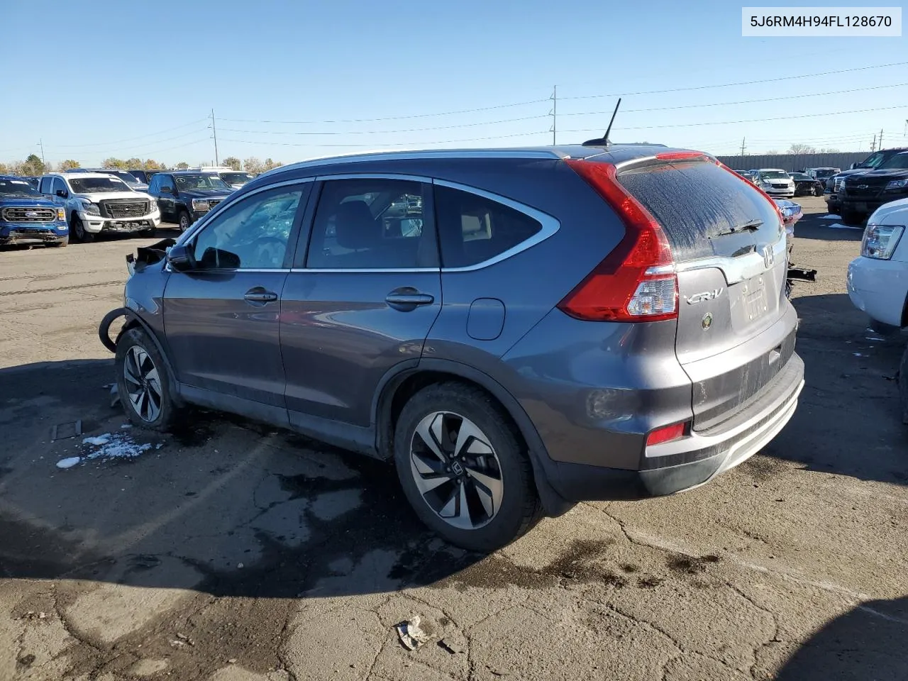 2015 Honda Cr-V Touring VIN: 5J6RM4H94FL128670 Lot: 79957904