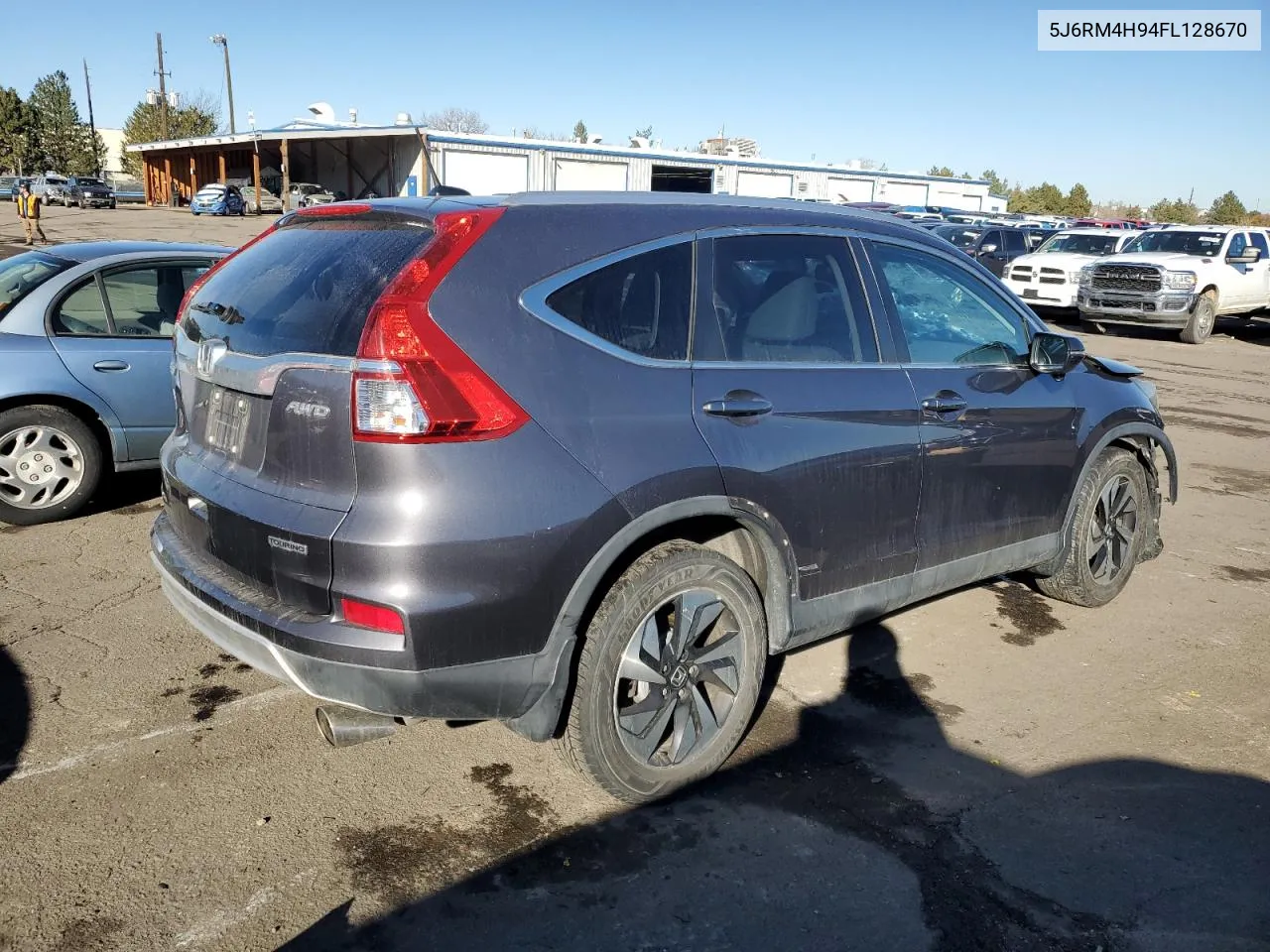 2015 Honda Cr-V Touring VIN: 5J6RM4H94FL128670 Lot: 79957904