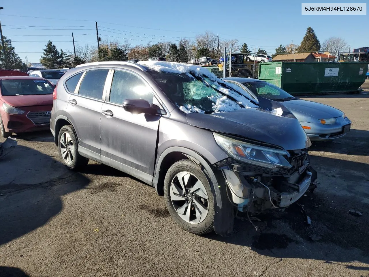 2015 Honda Cr-V Touring VIN: 5J6RM4H94FL128670 Lot: 79957904