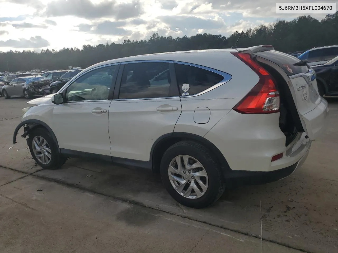 2015 Honda Cr-V Ex VIN: 5J6RM3H5XFL004670 Lot: 80085504