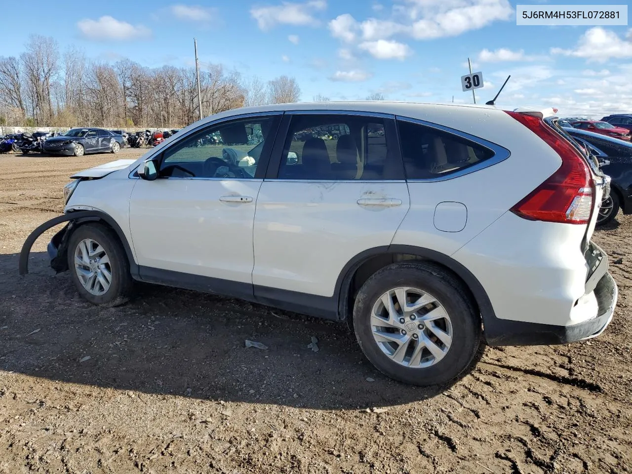 2015 Honda Cr-V Ex VIN: 5J6RM4H53FL072881 Lot: 80205454