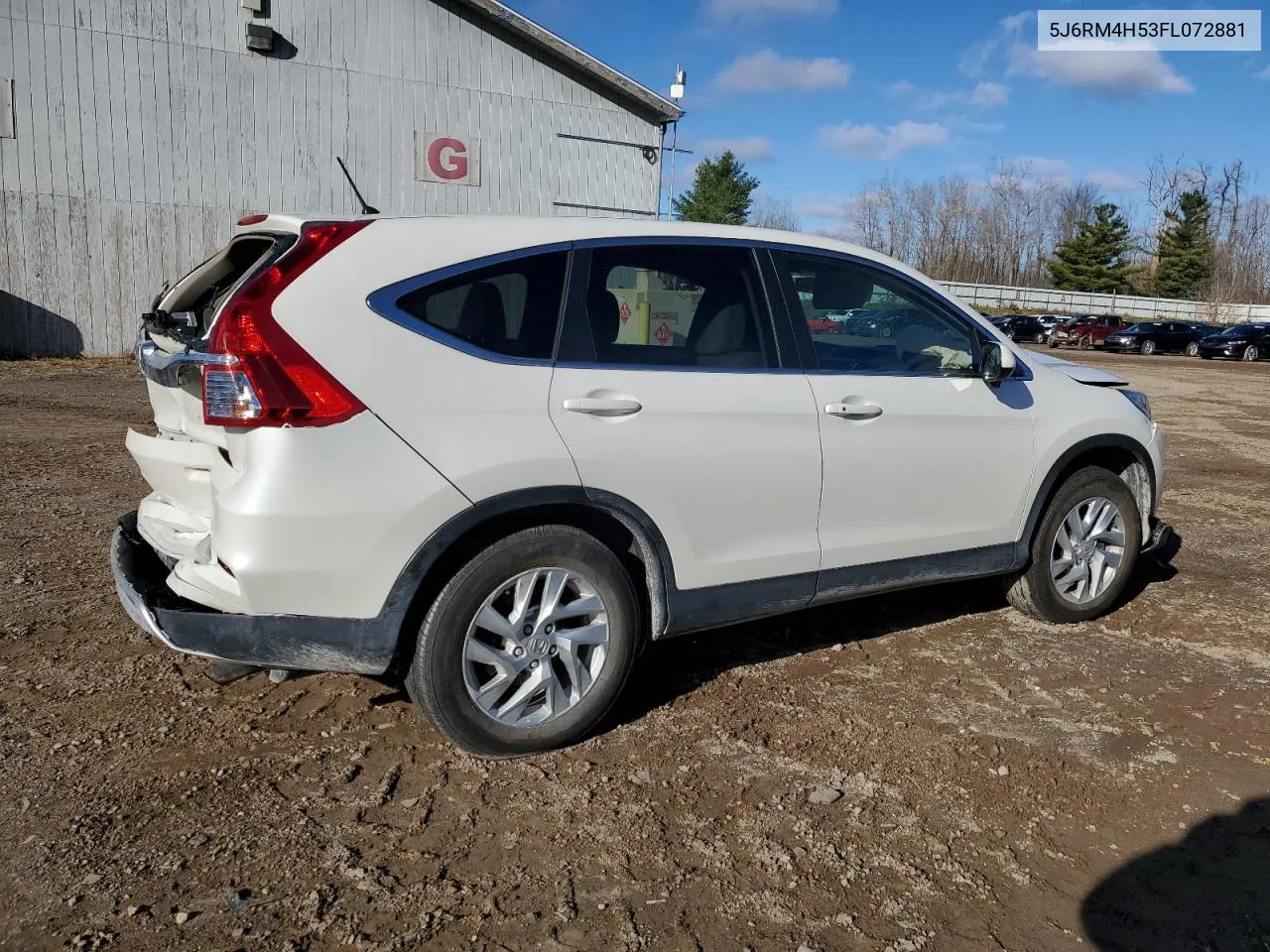 2015 Honda Cr-V Ex VIN: 5J6RM4H53FL072881 Lot: 80205454