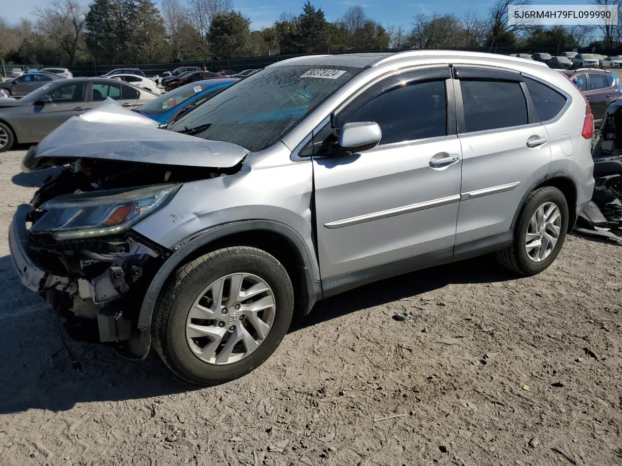 2015 Honda Cr-V Exl VIN: 5J6RM4H79FL099990 Lot: 80378124