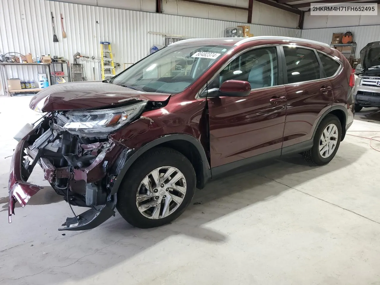 2015 Honda Cr-V Exl VIN: 2HKRM4H71FH652495 Lot: 80482374