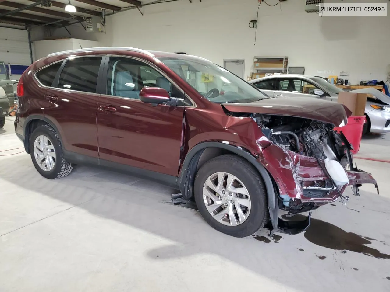 2015 Honda Cr-V Exl VIN: 2HKRM4H71FH652495 Lot: 80482374