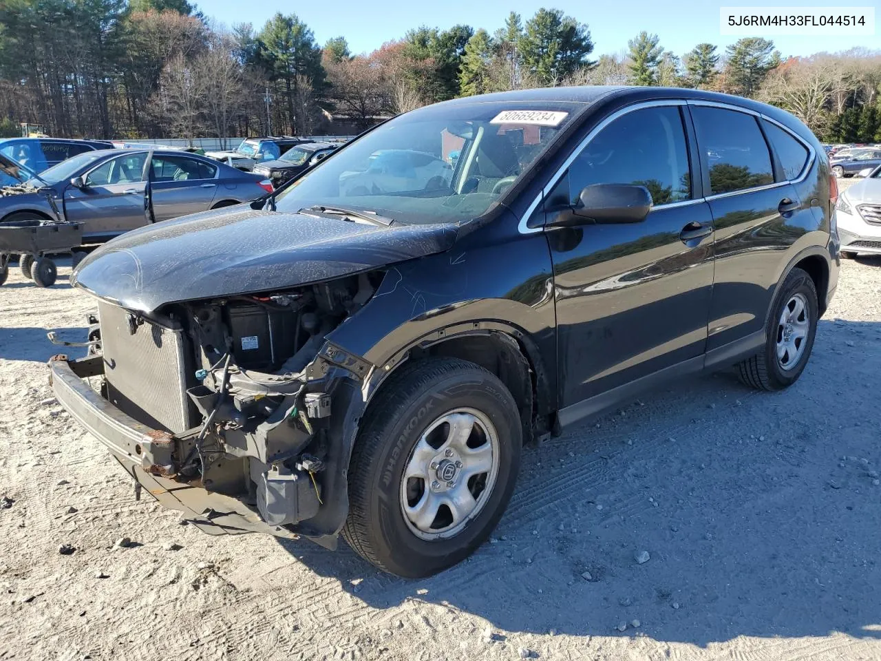 2015 Honda Cr-V Lx VIN: 5J6RM4H33FL044514 Lot: 80669234