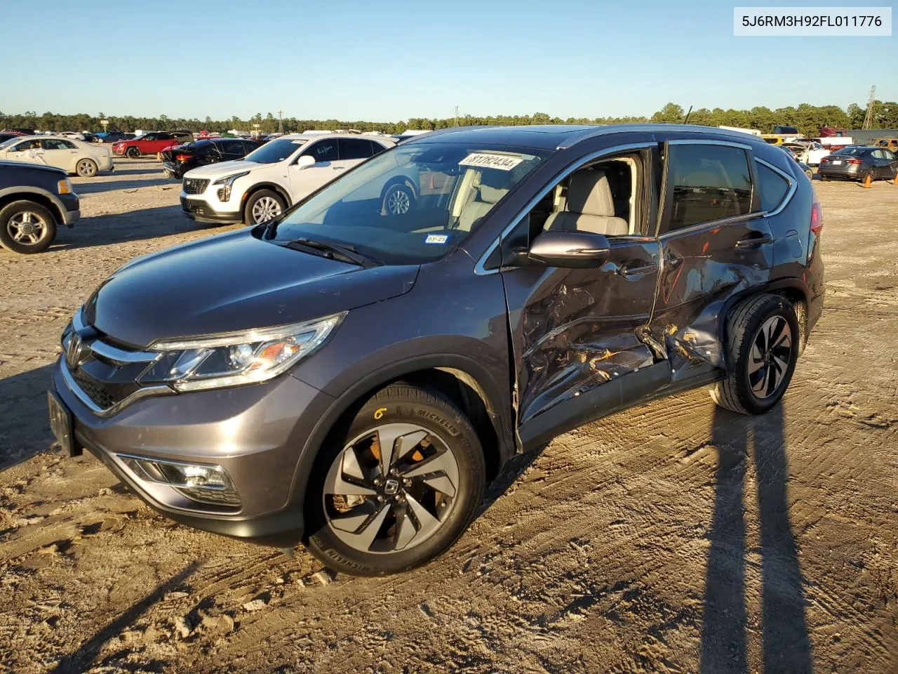 2015 Honda Cr-V Touring VIN: 5J6RM3H92FL011776 Lot: 81282434