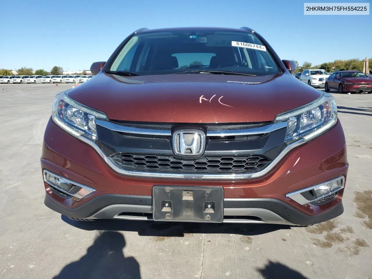 2015 Honda Cr-V Exl VIN: 2HKRM3H75FH554225 Lot: 81606744