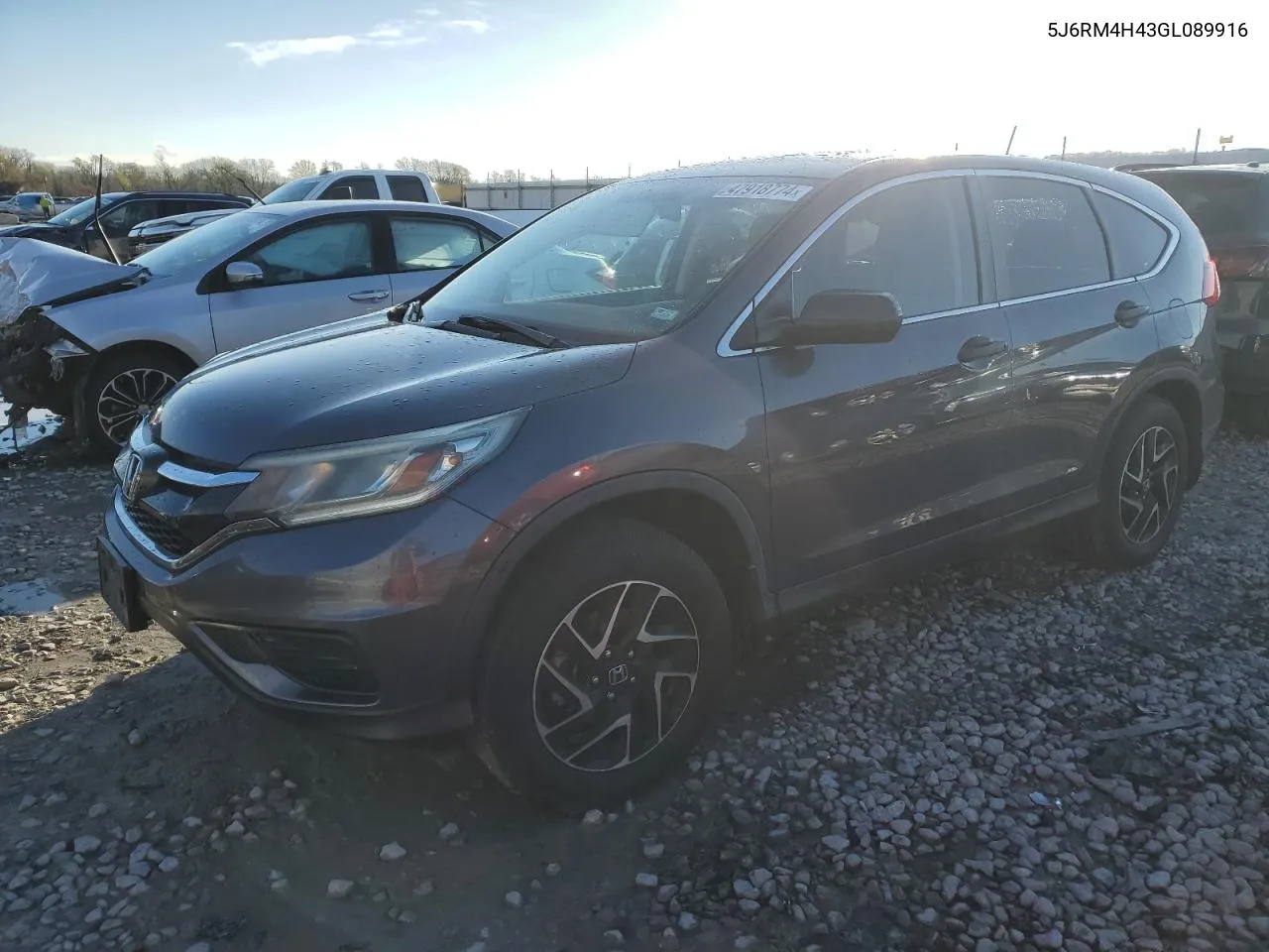 5J6RM4H43GL089916 2016 Honda Cr-V Se