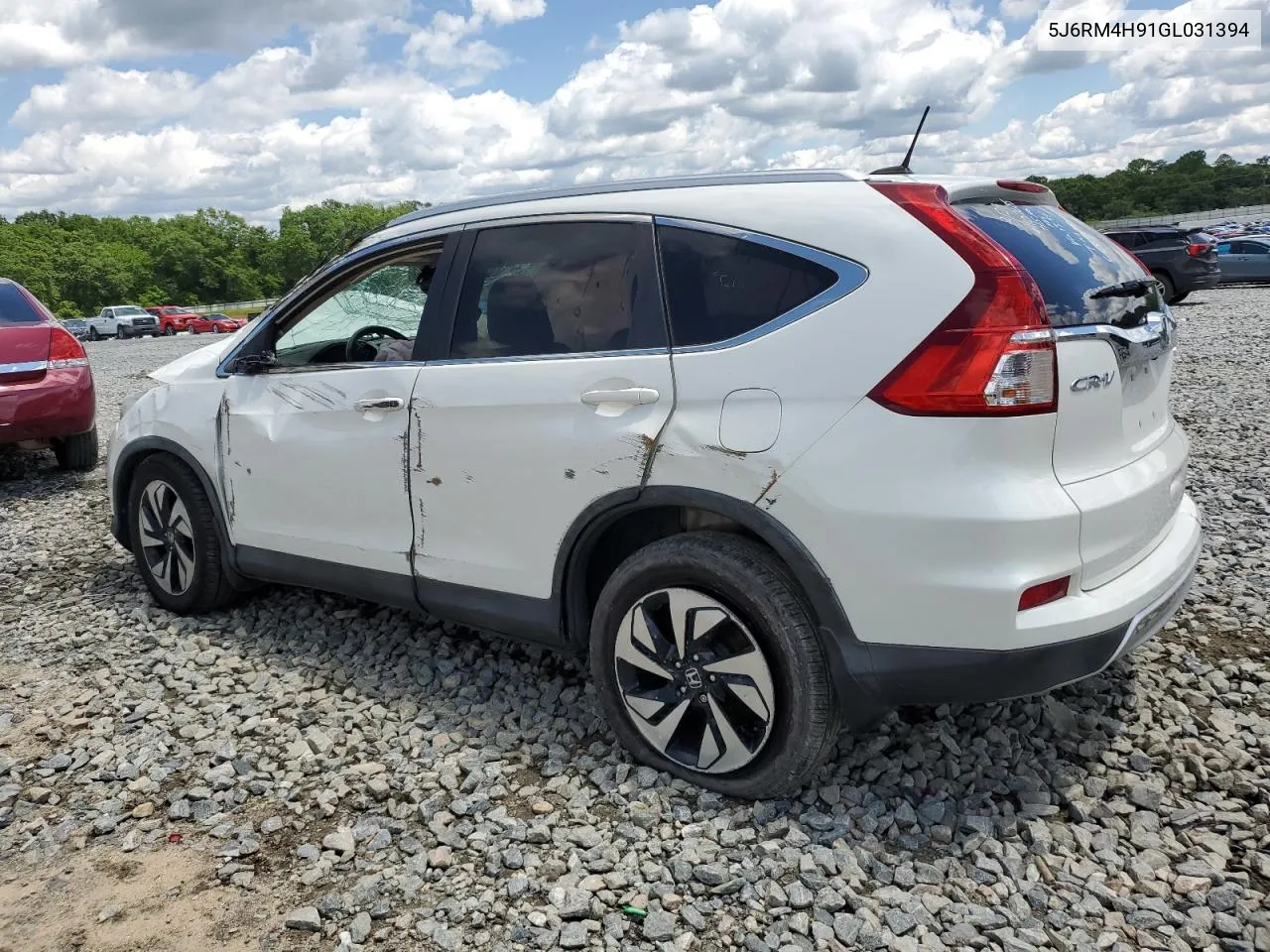 2016 Honda Cr-V Touring VIN: 5J6RM4H91GL031394 Lot: 50032044