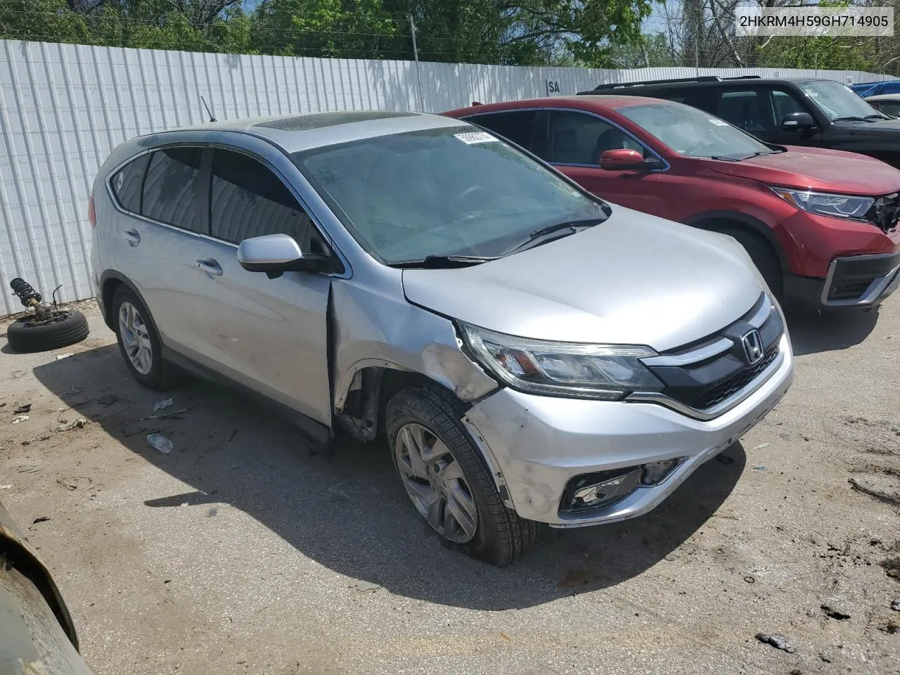 2HKRM4H59GH714905 2016 Honda Cr-V Ex