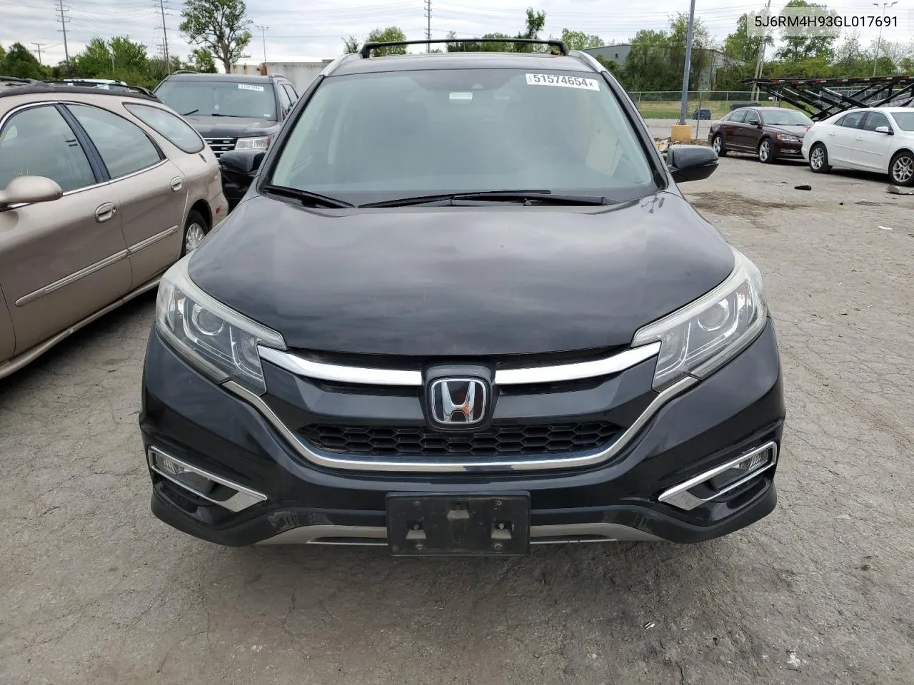 2016 Honda Cr-V Touring VIN: 5J6RM4H93GL017691 Lot: 51574654