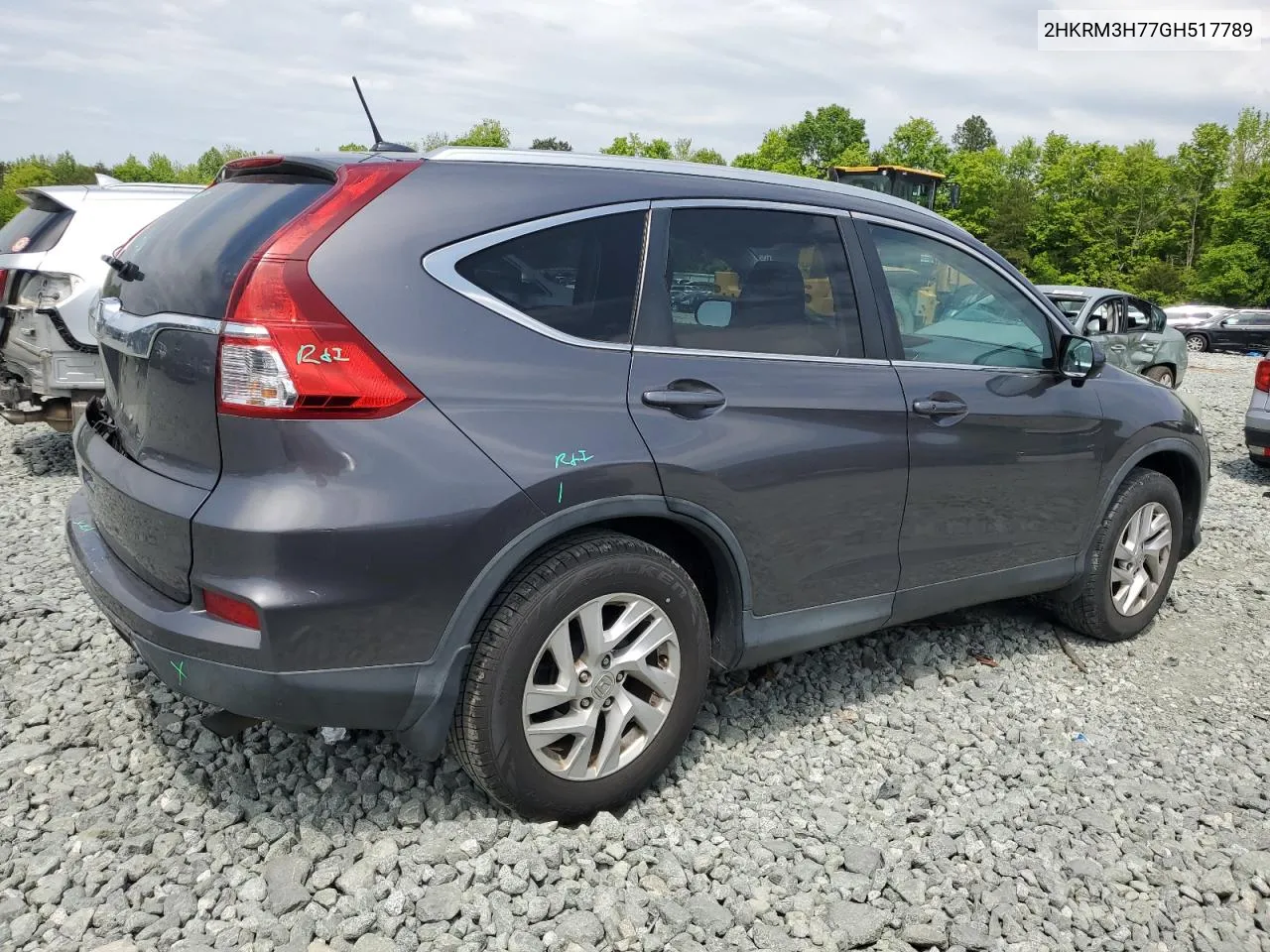 2016 Honda Cr-V Exl VIN: 2HKRM3H77GH517789 Lot: 52752204