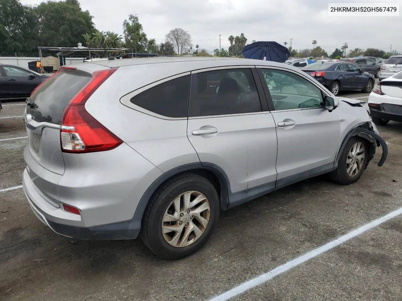 2016 Honda Cr-V Ex VIN: 2HKRM3H52GH567479 Lot: 53640304